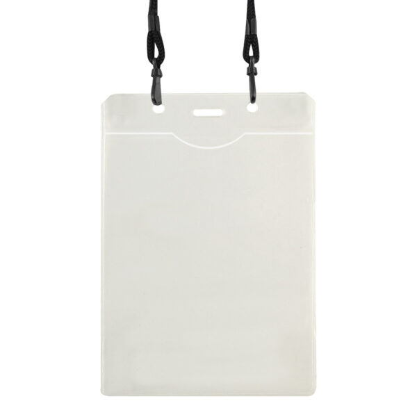 Porta Credencial PVC Vertical 9.7 x 15.5