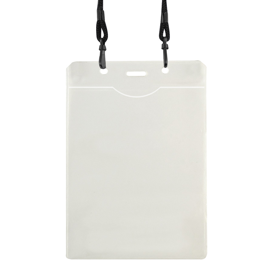 Porta Credencial PVC Vertical 9.7 x 15.5