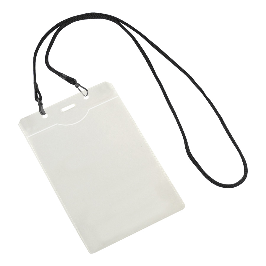Porta Credencial PVC Vertical 9.7 x 15.5