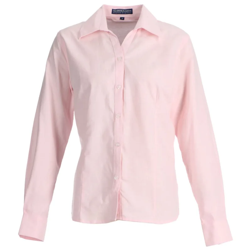 Blusa Oxford Manga Larga 