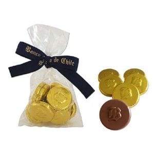 Monedas de Chocolates con Cuño