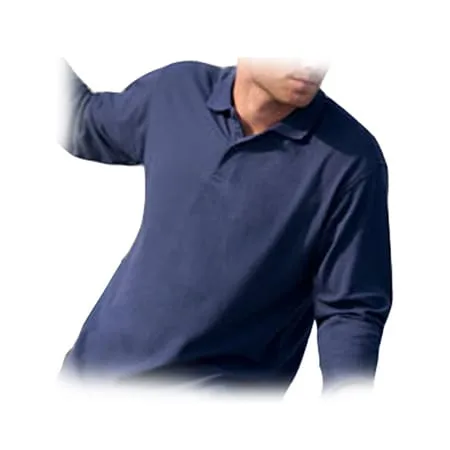 Polera Pique Manga Larga Hombre