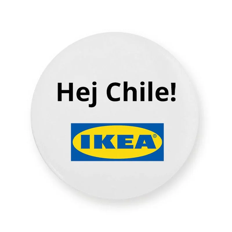 Chapita 2.5 cm. 