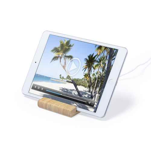 Cargador Inalámbrico 15W Bambú