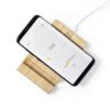 Cargador Inalámbrico 15W Bambú