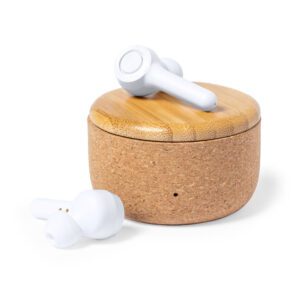 Auricular Bluetooth 5.0 Bambú