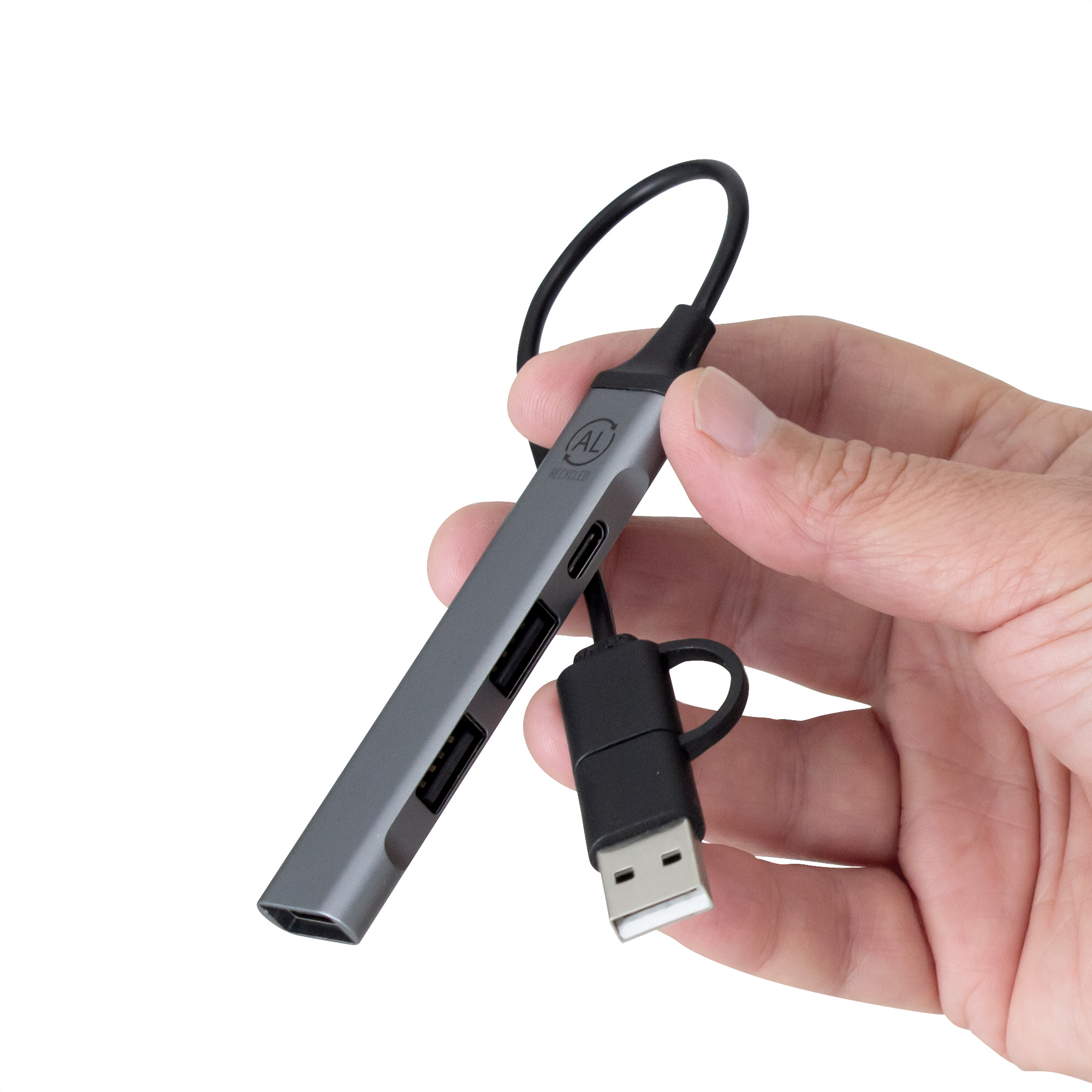 Puerto USB Aluminio Reciclado