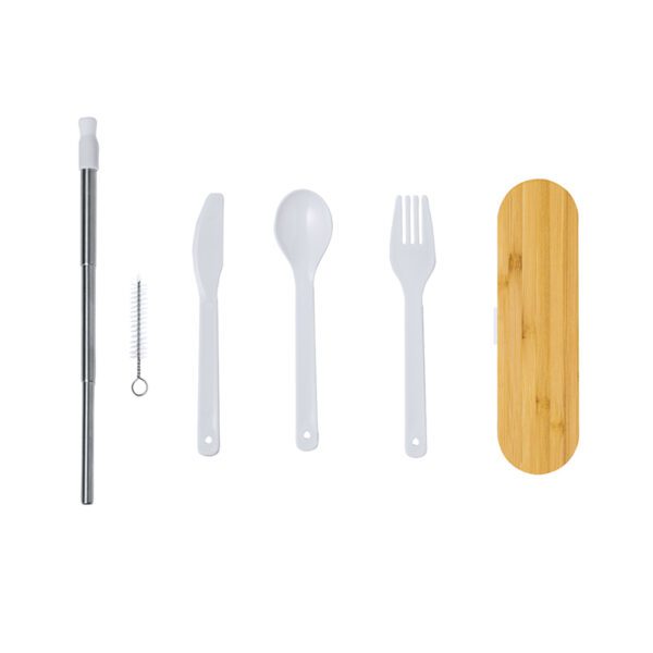 Set Cubiertos Bambú