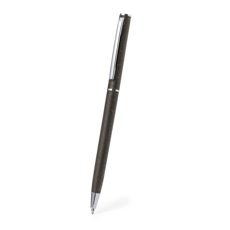 Bolígrafo Fibra de Café Escritura Azul