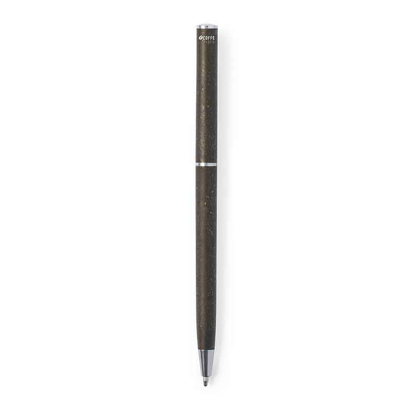 Bolígrafo Fibra de Café Escritura Azul