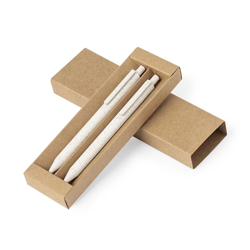 Set Bolígrafo Portaminas / Fibra de Trigo