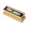 Set Bolígrafo Roller Acero Inoxidable Reciclado