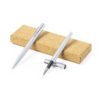 Set Bolígrafo Roller Acero Inoxidable Reciclado