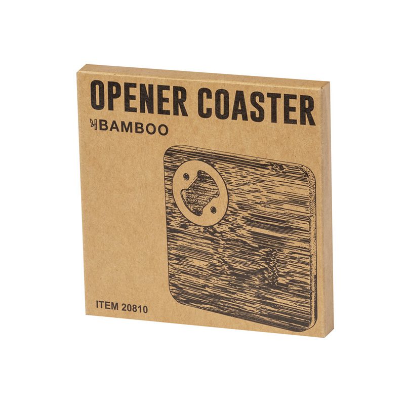 Posavasos Destapador Bambú