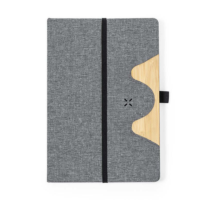 Cuaderno 14 x 21 Lineado Cargador 15W PET Reciclado