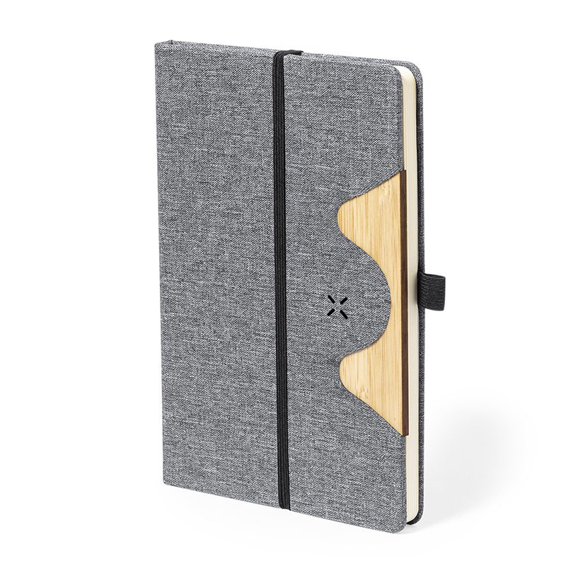 Cuaderno 14 x 21 Lineado Cargador 15W PET Reciclado