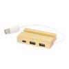 Puerto USB 2.0 Bambú Soporte