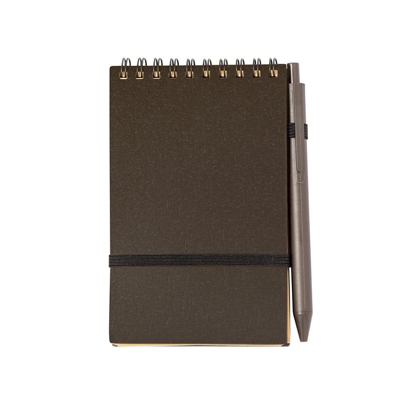 Libreta 10 x 14 Fibra Café