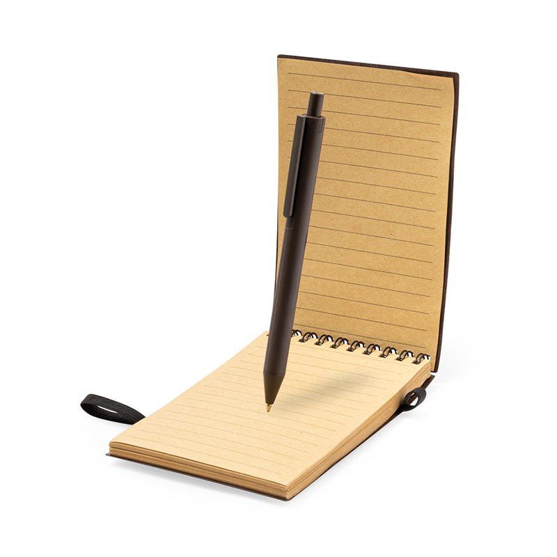 Libreta 10 x 14 Fibra Café
