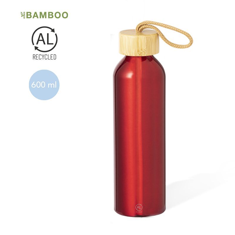 Botella Aluminio Reciclado 600 cc.