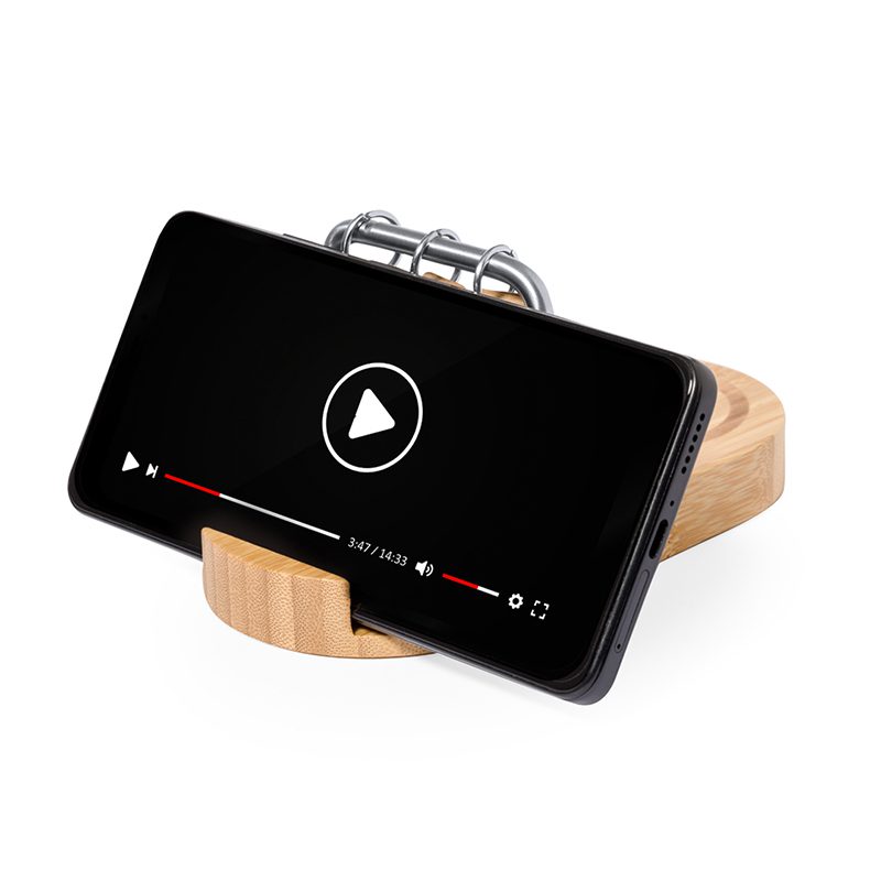 Cargador Inalámbrico 15W Bambú Calendario