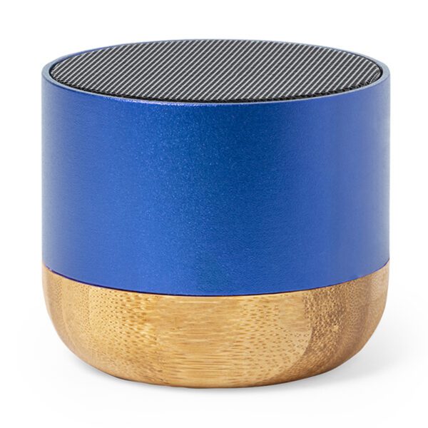 Parlante Bluetooth Aluminio Reciclado Bambú