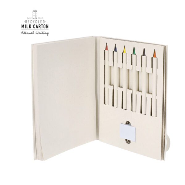 Set DIbujo Caja Leche Reciclada
