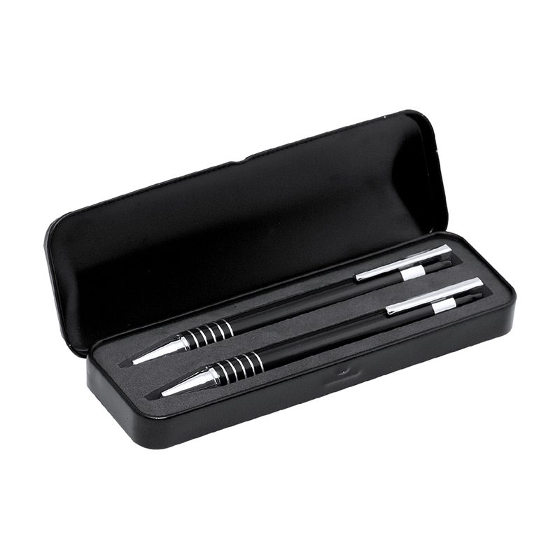 Set Bolígrafo Portaminas Metálico