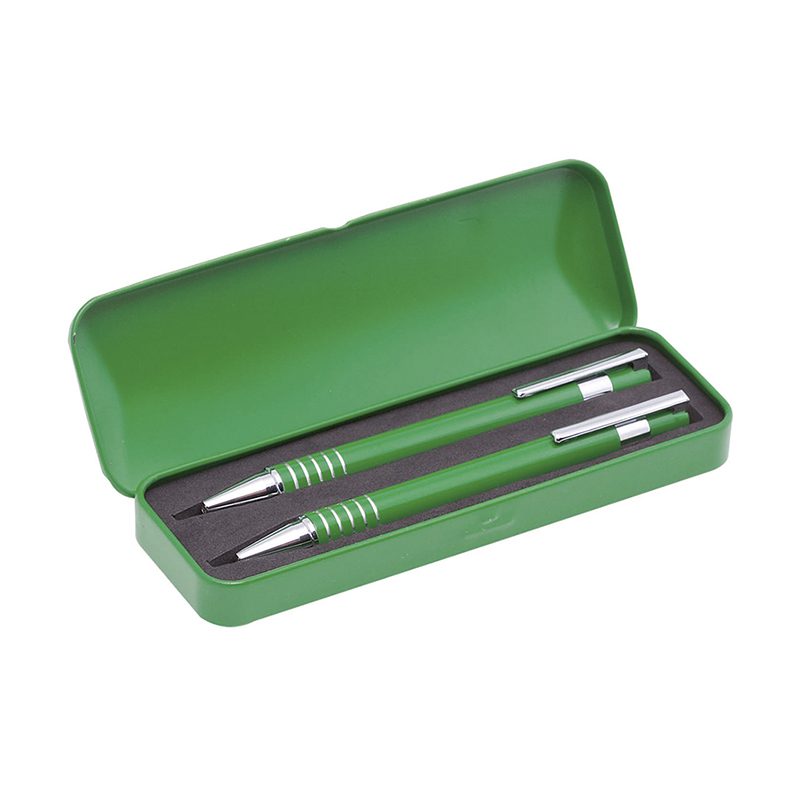 Set Bolígrafo Portaminas Metálico