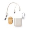 Set Cable Cargador Fibra Trigo