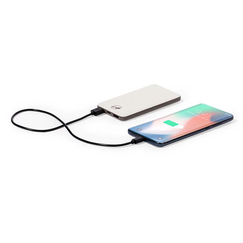 Power Bank 5000 mAh Fibra Café