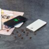 Cargador Inalámbrico 15W Fibra Café Algodón Reciclado