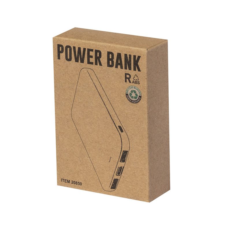 Power Bank 5000 mHZ Dual ABS Reciclado