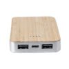 Power Bank 5000 mAh Bambú Aluminio Reciclado