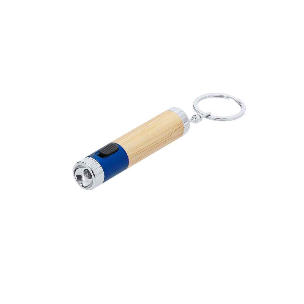 Llavero Linterna Bambú