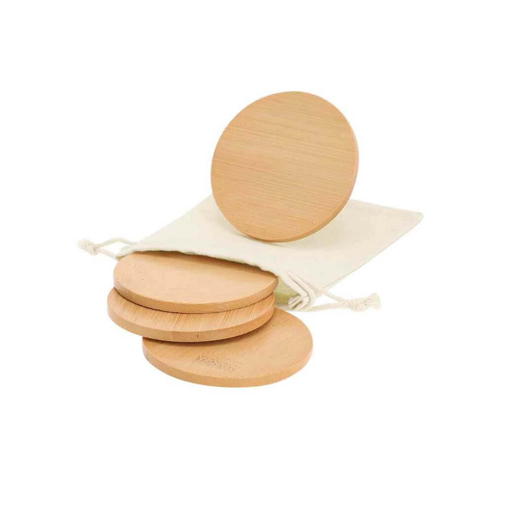 Set Posavasos Bambú