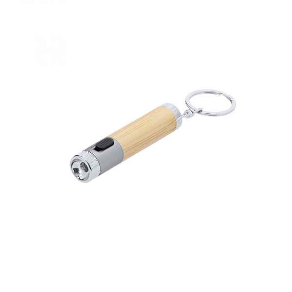 Llavero Linterna Bambú