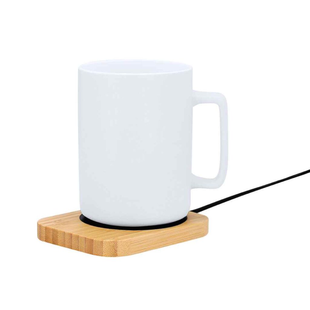 Calentador Tazas Bambú