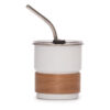 Mug Térmico Acero Madera 300 cc.