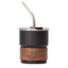 Mug Térmico Acero Madera 300 cc.