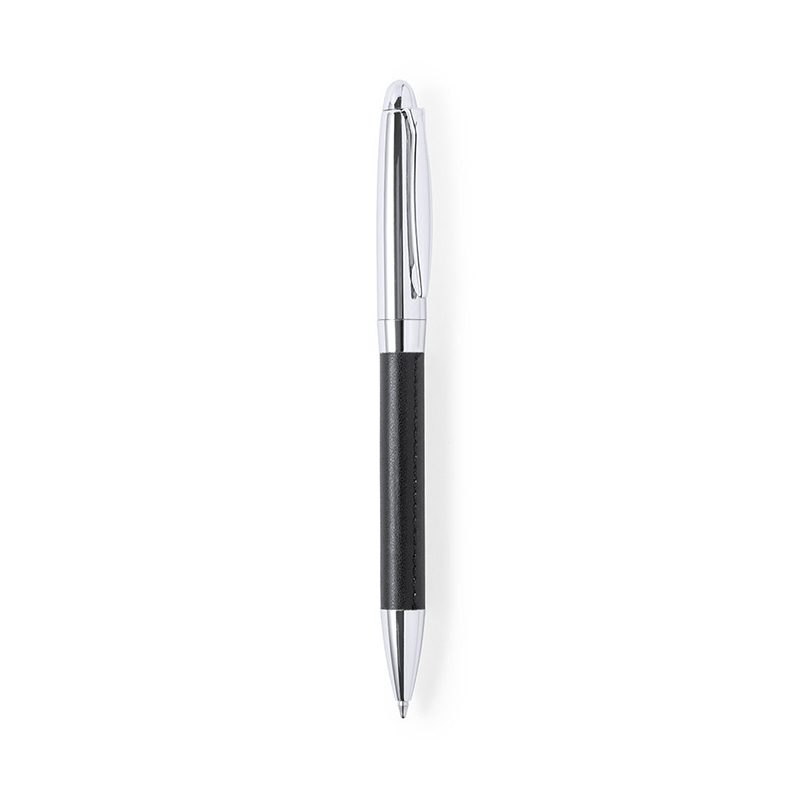 Set Bolígrafo Roller Ecocuero