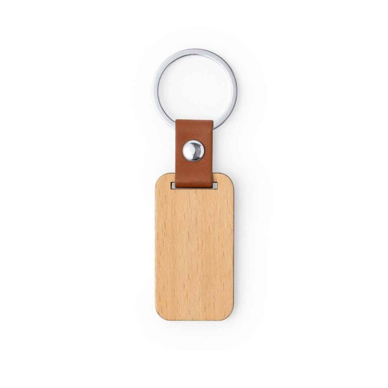 Llavero Rectangular Madera
