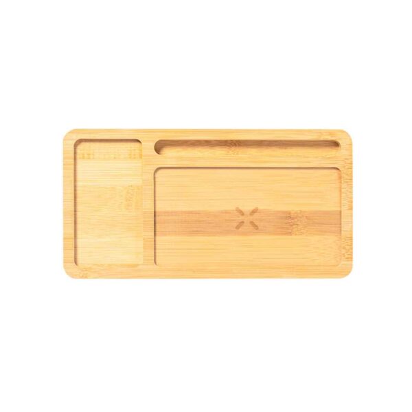 Organizador Cargador 15W Bambú
