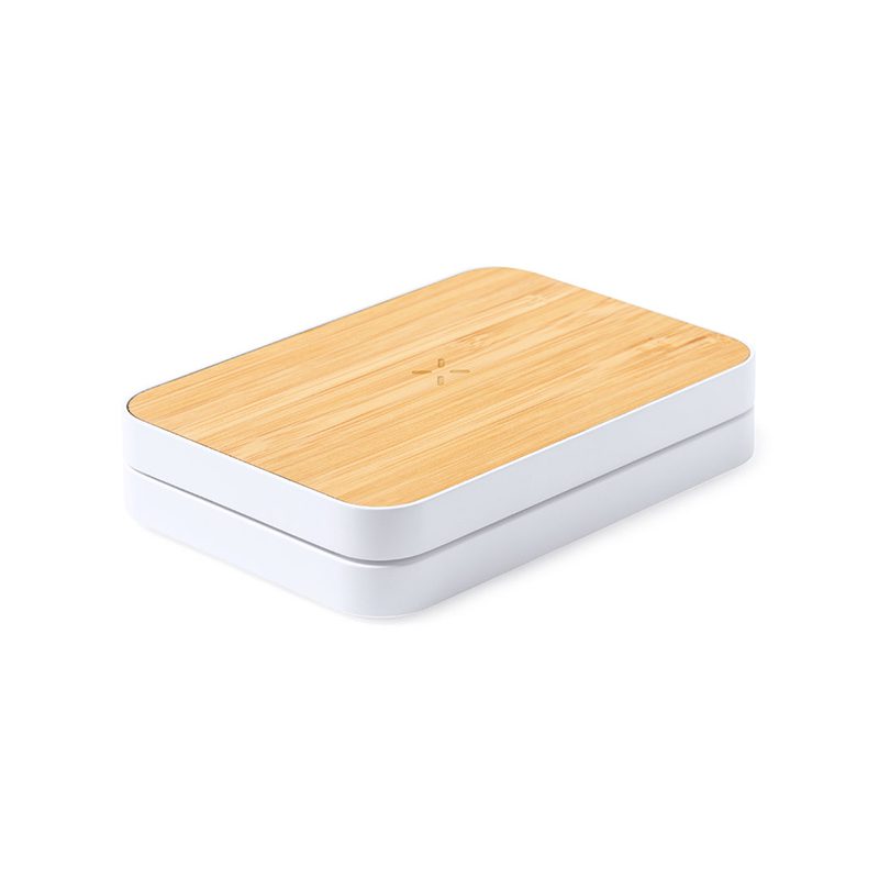 Cargador Inalámbrico 15W Bambú