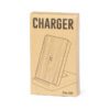 Cargador Inalámbrico 15W Bambú