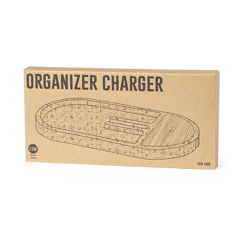 Cargador Organizador Corcho 15W