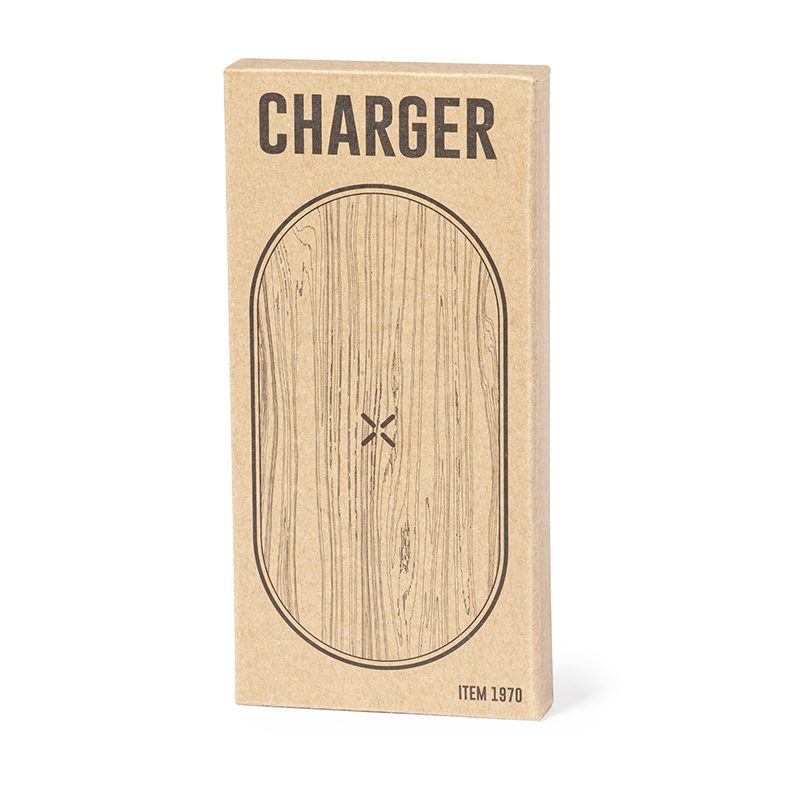 Cargador Inalámbrico 10W Cartón Reciclado