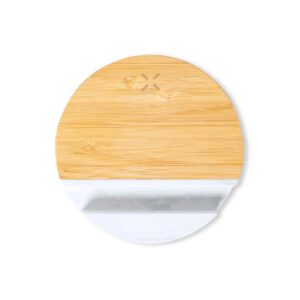 Soporte Cargador Mármol Bambú