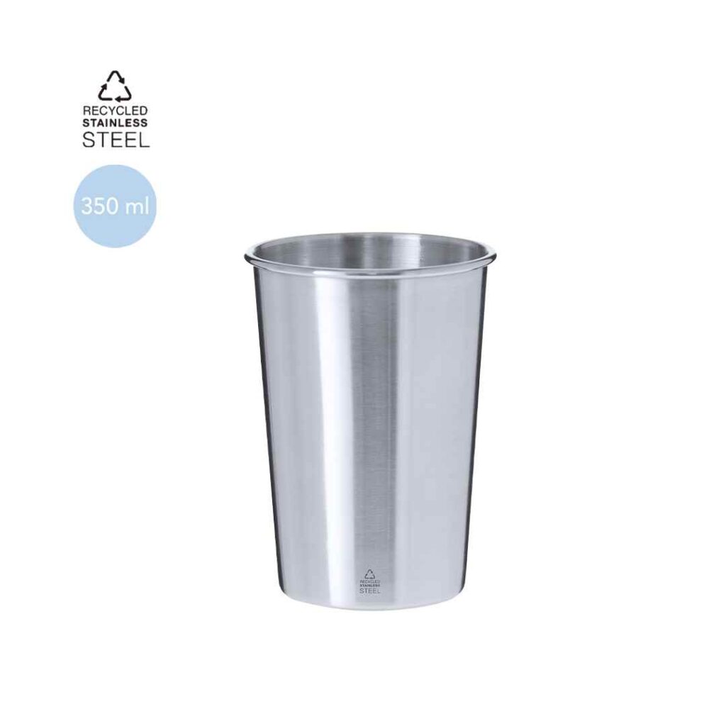 Vaso Acero Inoxidable Reciclado 350 cc.