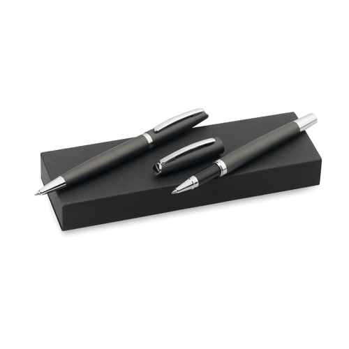 Set Bolígrafo Roller Metálico
